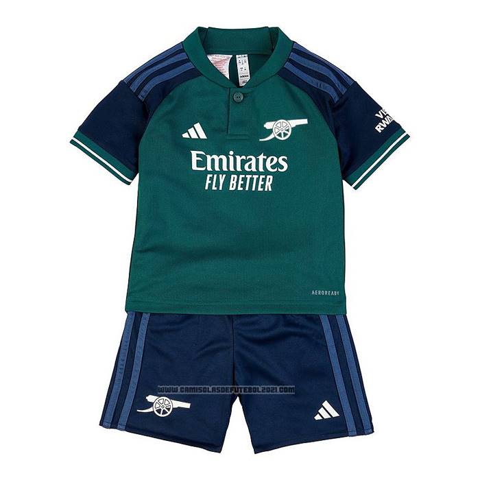 Camisola Arsenal 3º Crianca 2023-2024